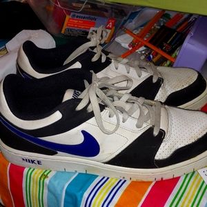 Nike blue and white shoes size 11